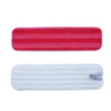Czerwony mop z rzepem Premium z mikrowłókna 47x13 cm