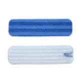 Niebieski mop z rzepem Premium z mikrowłókna 47x13 cm