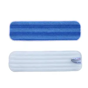 Niebieski mop z rzepem Premium z mikrowłókna 47x13 cm