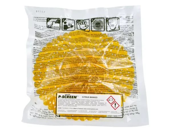 Wkład zapachowy do pisuaru z wkładką enzymatyczną CITRUS MANGO Zapachowy wkład do pisuaru P-Screen aktywny do 60 dni