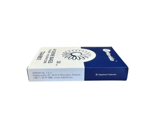 Torebki higieniczne 30 szt., HDPE Torebki higieniczne HDPE 8x27 cm opakowanie zbiorcze
