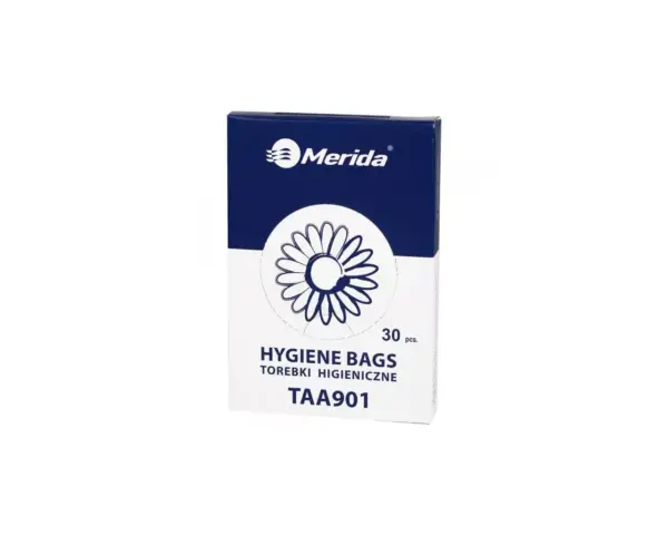 orebki higieniczne Merida HDPE, 30 szt., 8 × 27 cm – foliowe, jednorazowe