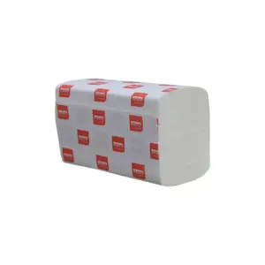 Białe dwuwarstwowe serwetki gastronomiczne gofrowane 24x16,4 cm karton 6000 szt.
