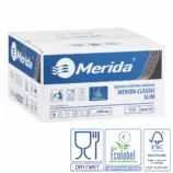 Merida Classic Slim ręczniki papierowe, jednowarstwowe, składane Z-fold, 3000 szt., ekologiczne