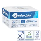 Merida TOP SLIM ręczniki papierowe jednowarstwowe, składane Z-fold, 3000 szt., Ecolabel