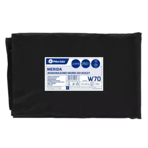Czarne worki na śmieci 350 l LDPE, 115x135 cm, paczka 10 szt.