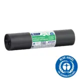 Czarne worki na śmieci 160 l LDPE, rolka 25 sztuk