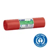 Czerwone worki na odpady medyczne 120 l LDPE rolka 50 szt