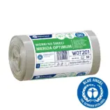 Bezbarwne worki na śmieci 70 l HDPE/LDPE 60x90 cm