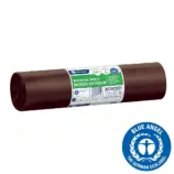 Brązowe worki na bioodpady 120 l LDPE, rolka 50 szt.