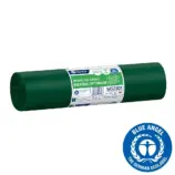 Zielone worki na śmieci 120 l LDPE certyfikat Blue Angel