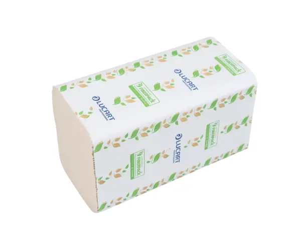 Serwetki gastronomiczne karton 6000 szt., wymiar serwetki 24 x 16 cm, 40 paczek po 150 szt., Ecolabel Gofrowane serwetki Ecolabel Fiberpack 40 paczek po 150 sztuk karton