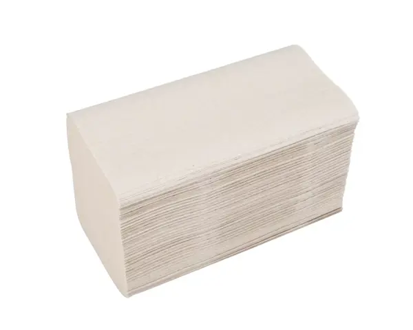 Serwetki gastronomiczne dwuwarstwowe 24x16 cm piaskowe z recyklingu 6000 szt.