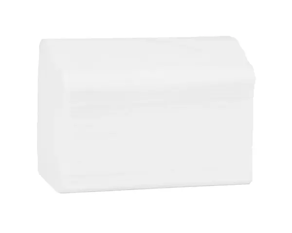 Serwetki gastronomiczne, MERIDA TOP ECOLABEL, jednowarstwowe, białe, karton 7500 szt. Gofrowane serwetki celulozowe składane w Z, 24x15,5 cm