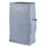 Worek z tworzywa sztucznego 120 l szary z zamkiem