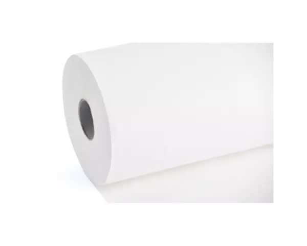 Prześcieradło medyczne w roli, celulozowe, dwuwarstwowe, szer. 60 cm, dł. 80 m, SUPER BIAŁE, karton 6 szt. Prześcieradło medyczne w roli celulozowe gofrowane super białe 80 m