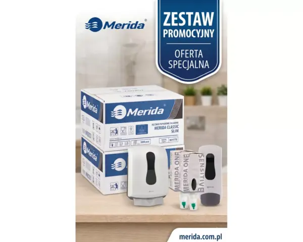 Zestaw higieniczny MERIDA ONE - biały Zestaw higieniczny MERIDA ONE - biały