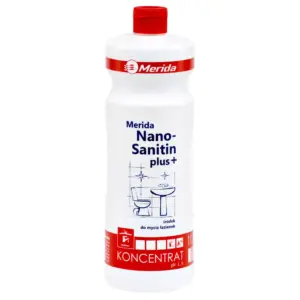 Płyn do mycia łazienek Merida Nano Sanitin Plus koncentrat butelka 1 l