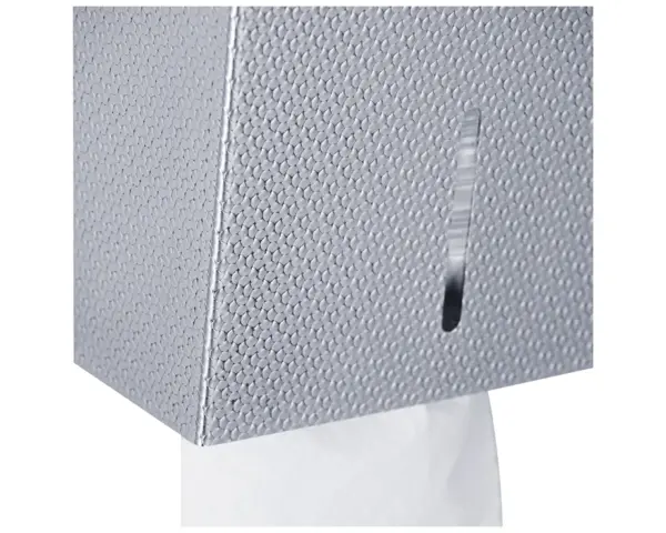Pojemnik na papier toaletowy w listkach, MERIDA STELLA DIAMOND LINE, pojemność do 450 szt. Pojemnik na papier toaletowy w listkach, MERIDA STELLA DIAMOND LINE, pojemność do 450 szt.